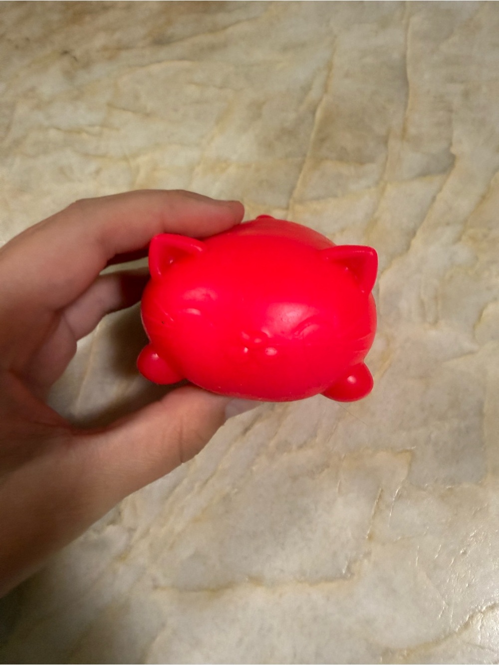 Schylling NeeDoh Cool Cats Pink Cat Squishy HTF Sensory Fidget Toy
